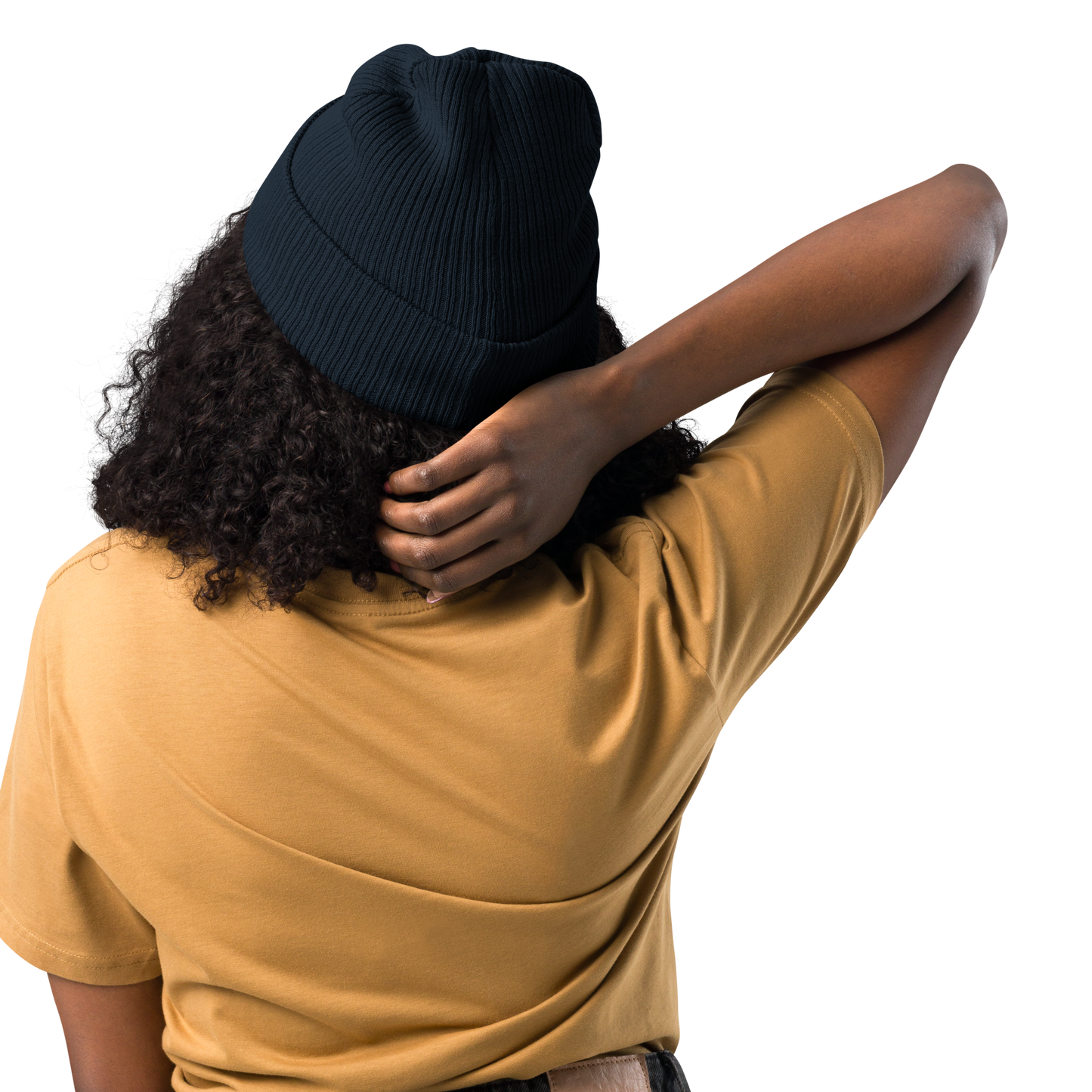 Organic Ribbed VagaBeanie - Oxford Navy