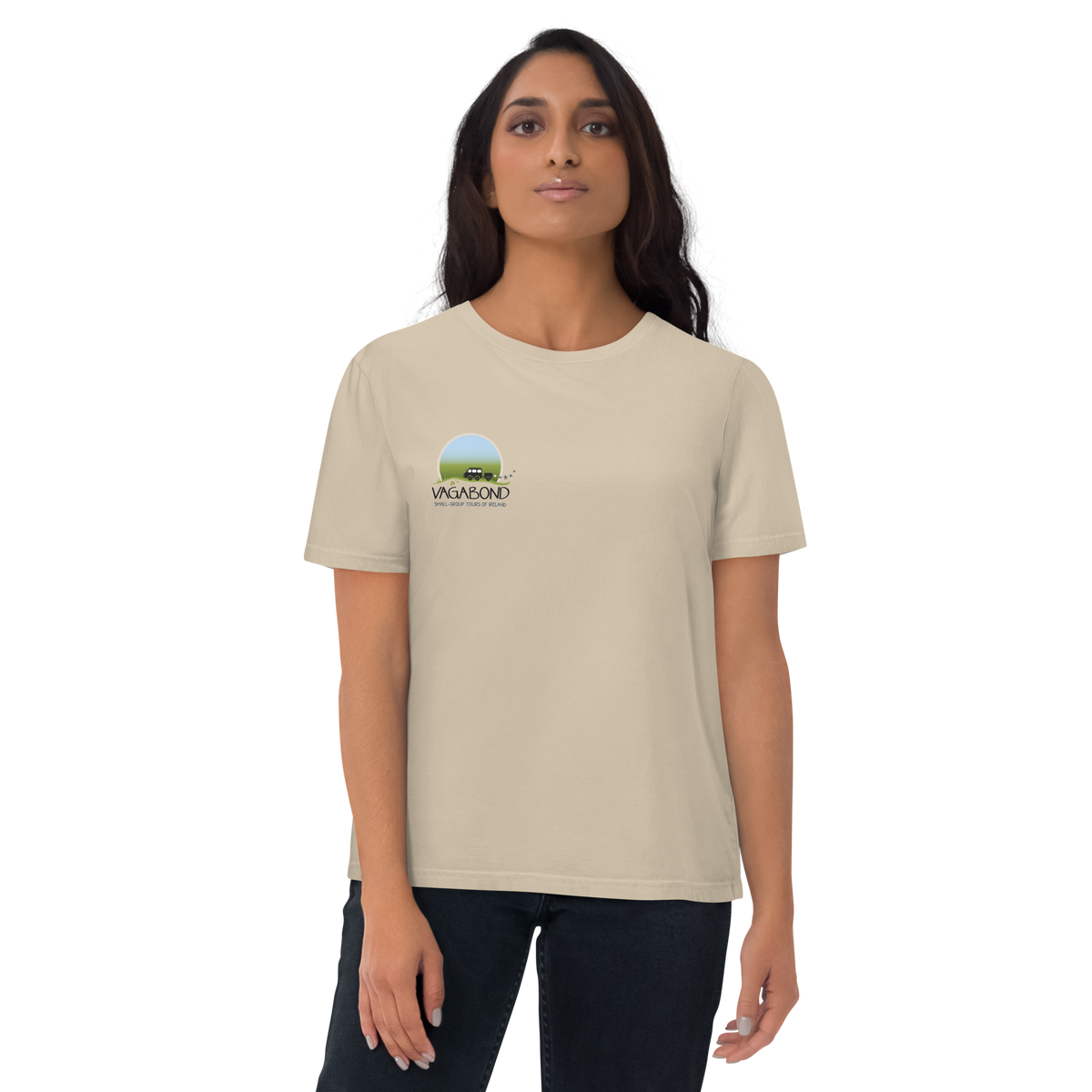 100% Organic Cotton VagaMap Tee - Desert Dust