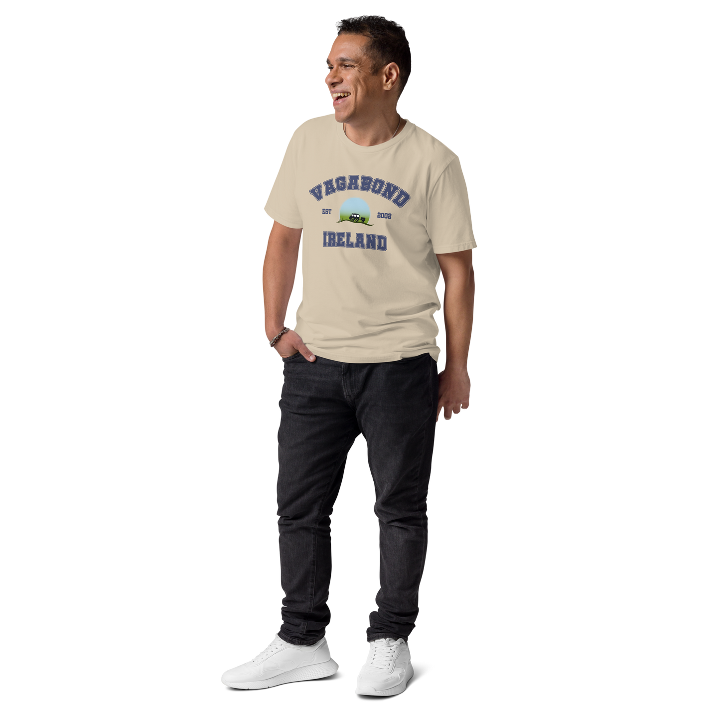 100% Organic Cotton VagaVarsity Tee - Desert Dust