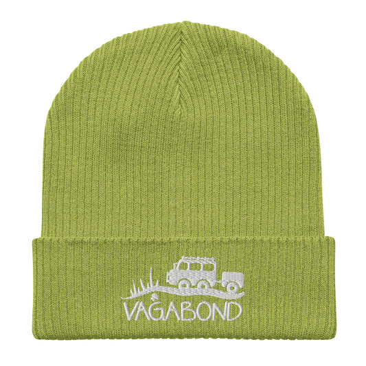 Organic Ribbed VagaBeanie - Leaf Green