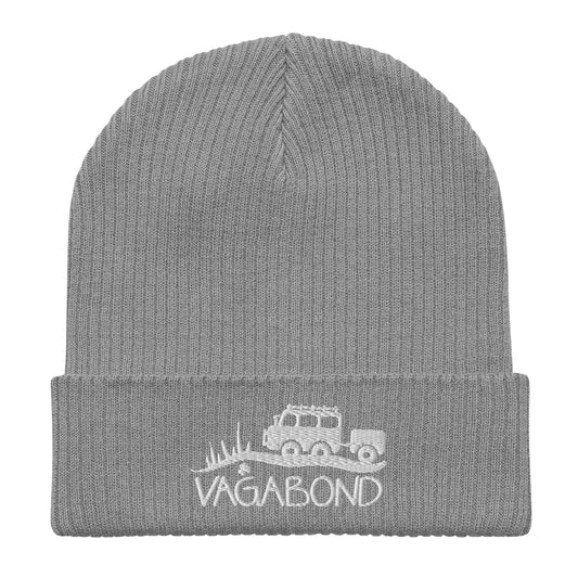 Organic Ribbed VagaBeanie - Light Grey