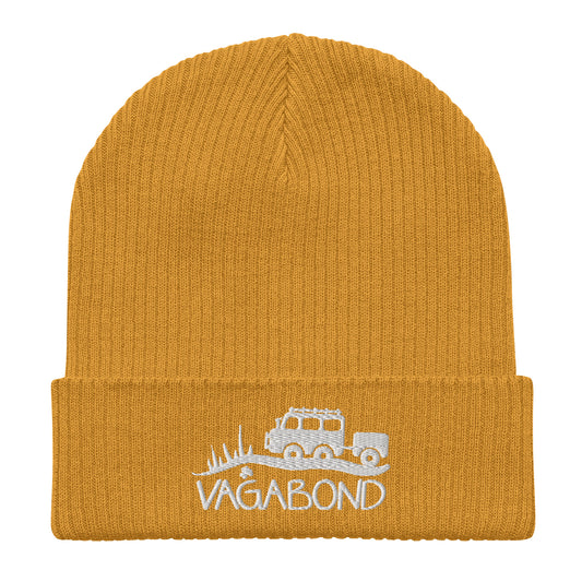 Organic Ribbed VagaBeanie - Mustard Yellow