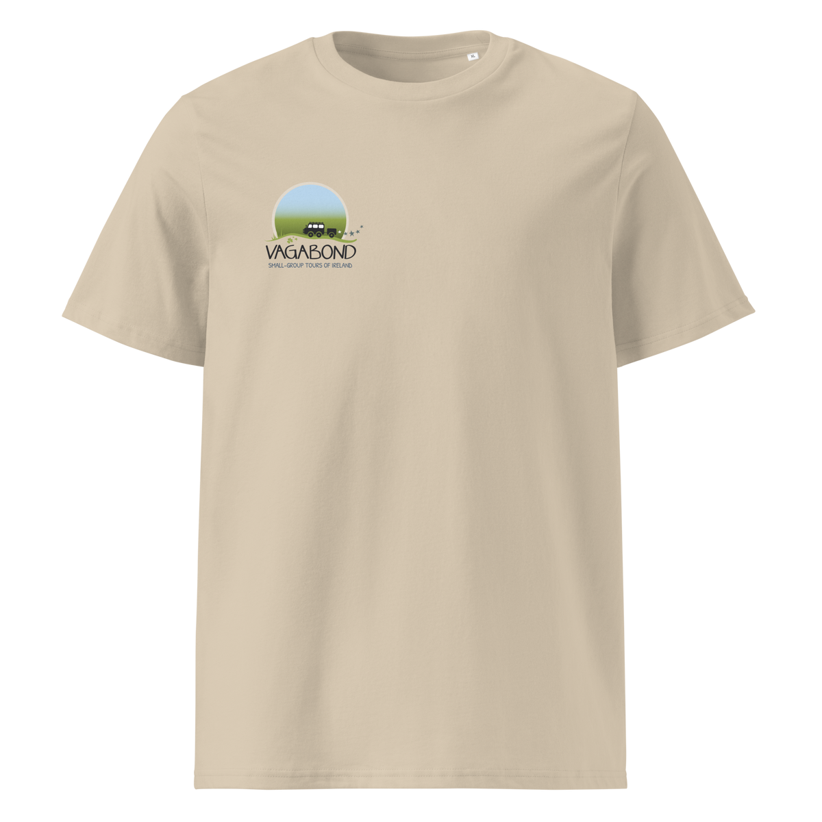 100% Organic Cotton VagaMap Tee - Desert Dust