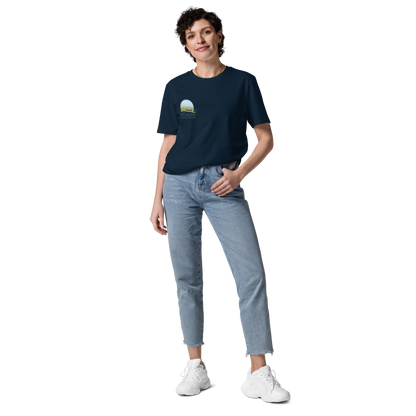 100% Organic Cotton VagaMap Tee - French Navy
