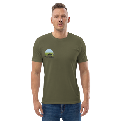 100% Organic Cotton VagaMap Tee - Khaki Green