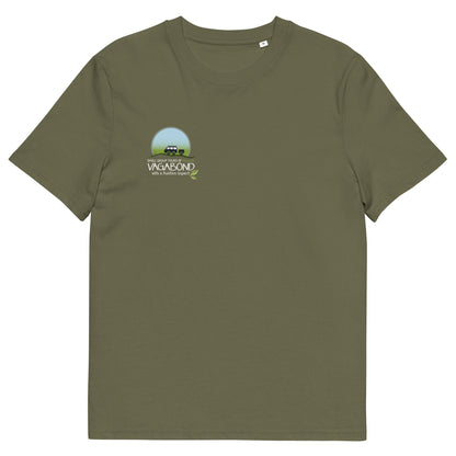 100% Organic Cotton VagaMap Tee - Khaki Green